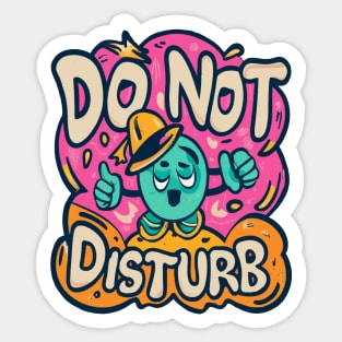 Do not disturb Sticker